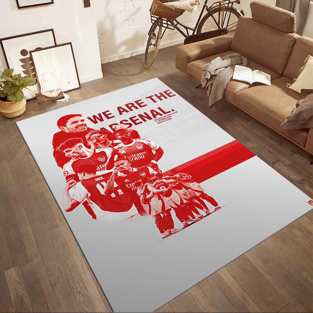 Arsenal Floor Rug Office Rug Suitable for Kitchen Entryway Playrooms Hallway Anti-slip Rug Anime Office Decor Perfect Gift for Friends & Family