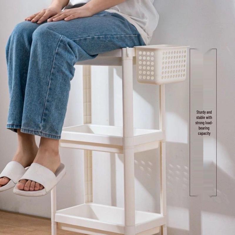 

Bathroom & Kitchen Corner Shelf Storage Cart
