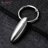 Pill Box Titanium Alloy Waterproof Bunker Portable Small Pill Box Sealed Waterproof Keyring Mini Carry-On First Aid Pill Bottle