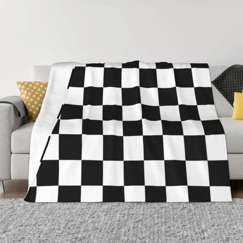 Schottischer Tartan Ein Kariertes Plaid-Webmuster Decke Fleece Flanell Kariert Bauernhaus Büffel Überwurfdecken Tagesdecke