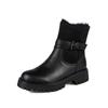 Fashion Boots Women Winter Women Ankle Boots Snow Boots Genuine Leather Warm Wool Shoes Woman Classic Zipper Casual Working Short Boots
