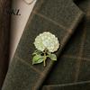Hortensia Bloemen Broche Speld, Emaille Vorm Revers Gepolijste Randen Rugzak Olie Druppel Decoratief Speldje voor Jas Kragen Sjaals Canvas Tassen Legering