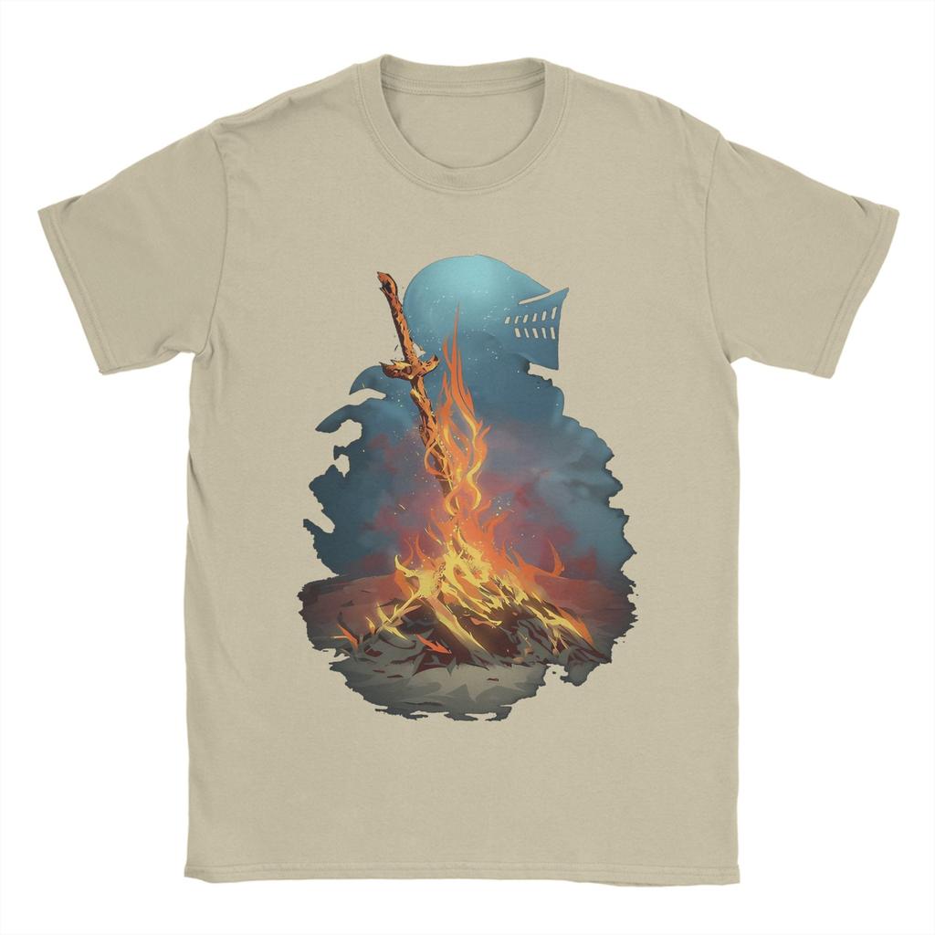 Darks Game Soulsd Sun Gwyndolin Mens T Shirts Humor Tee Shirt Short Sleeve O Neck TShirts Cotton Summer Clothes