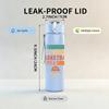 1PC Basketball Slogan Text Print 750ml Color Plastic Sports Water Bottle Leakproof Flip Straw Lid Suitable for Sports Office Home Use