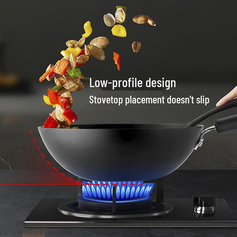 SUPOR Echter Rostfreier Gusseisen-Wok