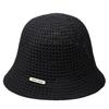 Japanese Hollow Sunscreen Bucket Hat Women'S Summer Outdoor Versatile Sun Hat Knitted Breathable Bucket Basin Hat Shows Small Face