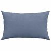 Sofa Cushions 2 Pieces Blue 50 X 30 Cm Cord Fabric