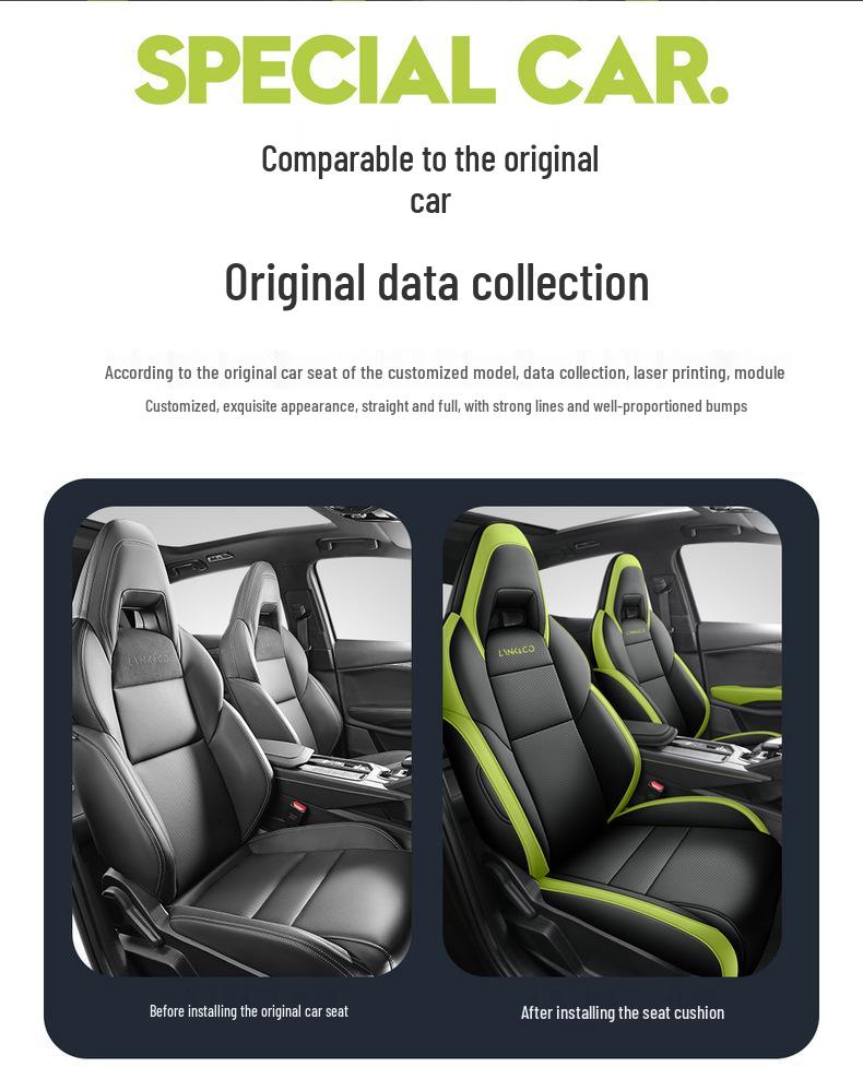 Lynk&Co 03 All-Season Leather Seat Cover for Five-Seater - Universal Full Coverage