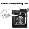 Heat Resistant Heating Kit For 3D Printer Hot End Featuring Firm Metal Base And Heating Components