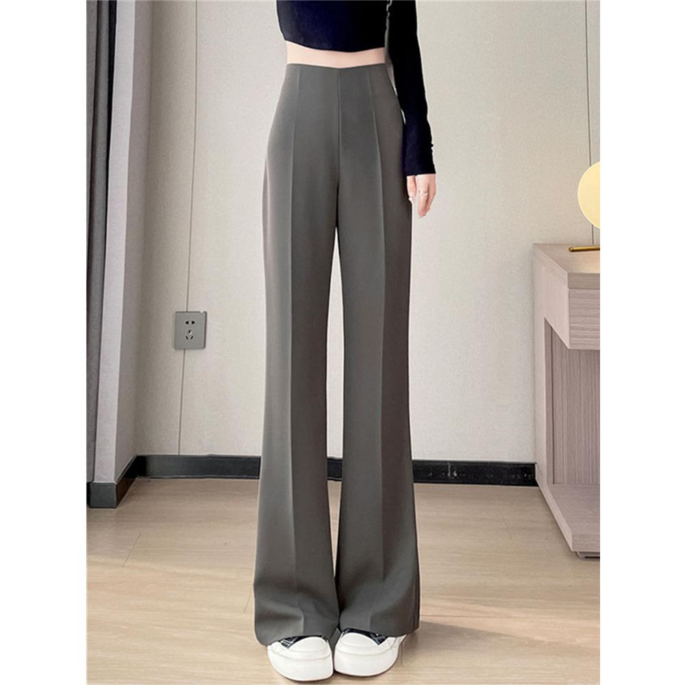 

Повседневные брюки с широкими штанинами для женщин на весну и лето, свободные, стройнящие, с высокой талией, прямые 2XL