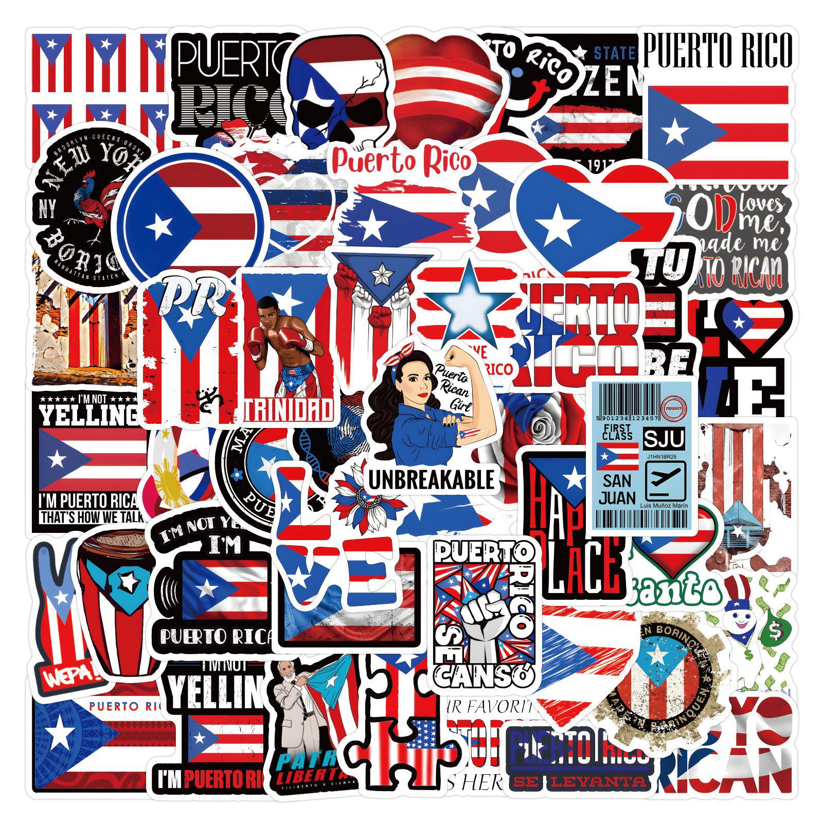 60 American Political Party Graffiti Stickers for Notes, Phones, Cars, and Cups