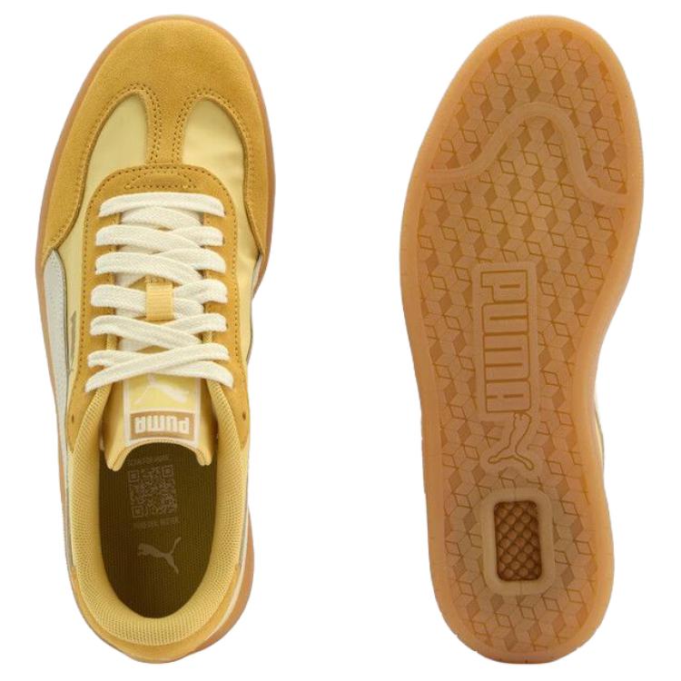 Puma Ascenso Nylon Comfortable Versatile Thin Sole Durable Low-Top Skate Shoes Unisex Sneaker Light-Yellow 404413-05