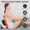 3D Simulation Back Massager With Heat Electric Massage Pillow Cervical Massage Pillow  Full Body