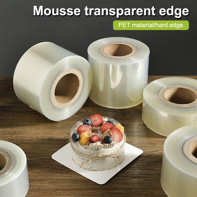 8Cm/10Cm/12Cm 0.5Kg/1Kg Clear Cake Film Acetate Film Sheet Acetate Cake Collar Acetate Roll Cake Collar Cake Surround Film