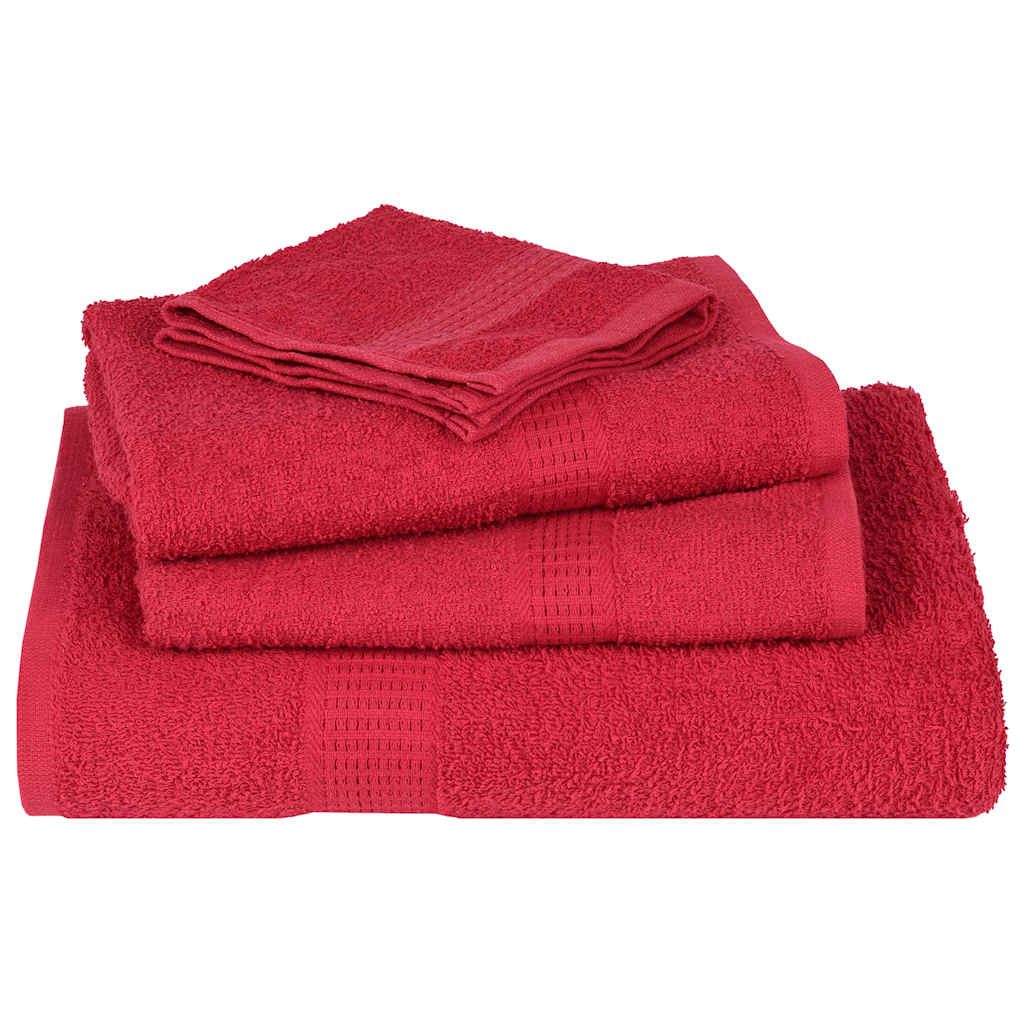 FROGN Bath Towels 2 pcs Red 70 x 140 cm 360 g m²