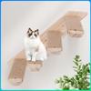 Cat Stairs Wall Mounted Wooden Cat Climbing Shelf Four Step Cat Wall Shelves for Cats Perch Shelves Cat Tree Supplies