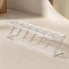 Acrylic Cosmetic Organizer Versatile Lipstick with Six Slots Easy to Clean Transparent
