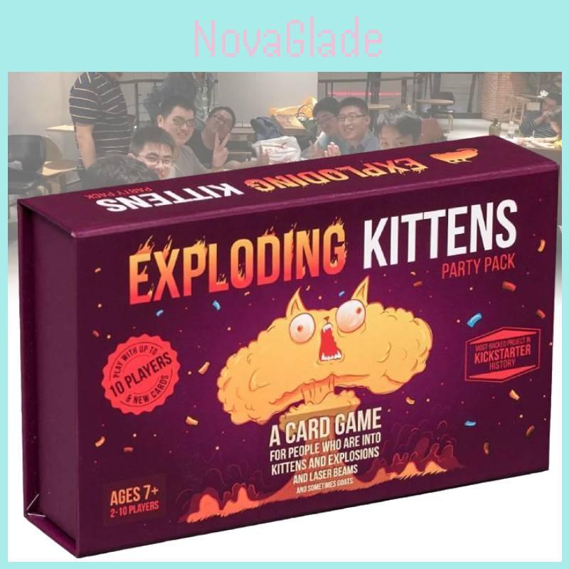 Exploding Kittens Good Vs Evil Game Card Fun Strategic Party Game For Friends