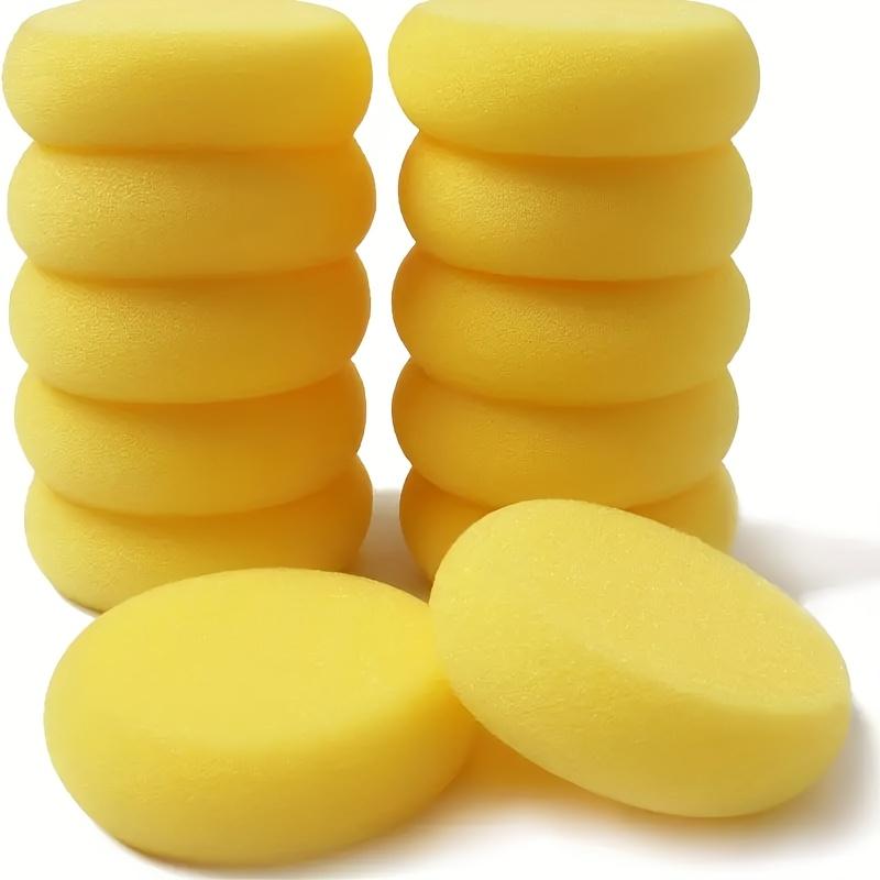 5/10Pcs/Pack Round Shape Ceramic Sponge Throwing Water Absorbing Foam Pottery Sculpture Clay Foam Cleaning Clays Painting Tools