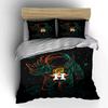 "Neon Astronaut with H-Star Logo" Print Bedding Set Duvet Cover Pillowcases (1* Duvet Cover 2* Pillowcases Do Not Include Comforter)