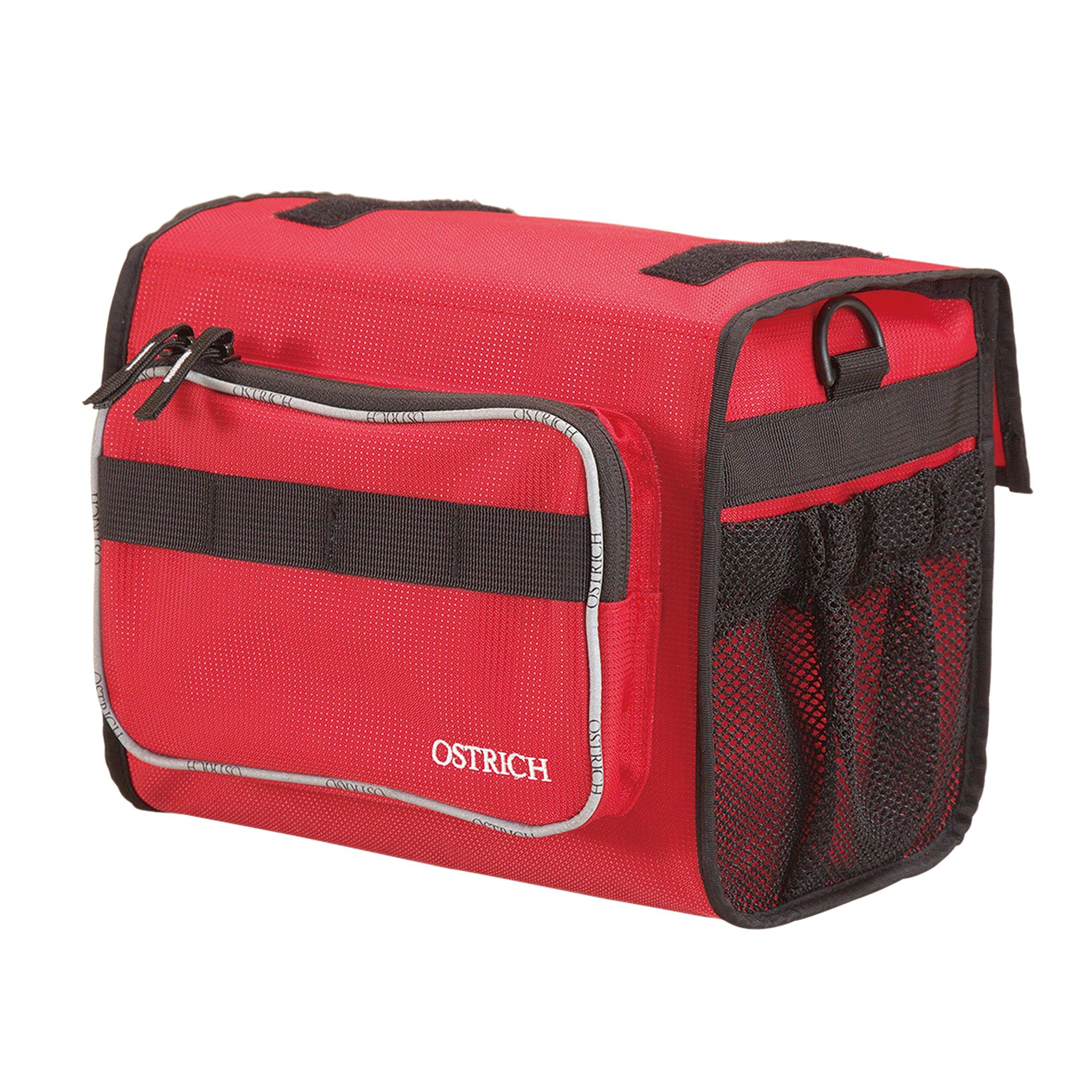 

Ostrich Front Bag Red [F-301K]