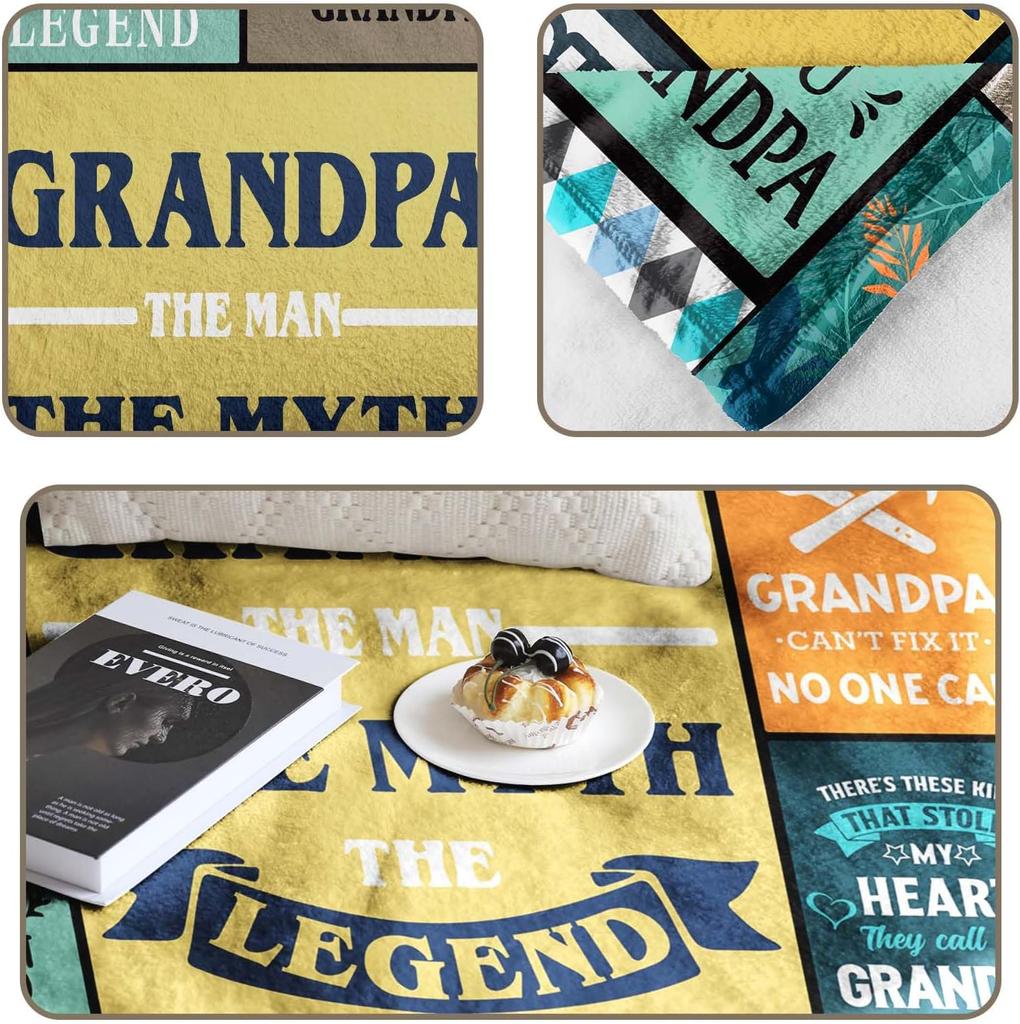 Gifts for Dad Blanket Birthday Gifts for Dad Dad Gifts from Daughter Gifts for Dad Who Wants Nothing Throw Blankets 60"x50"