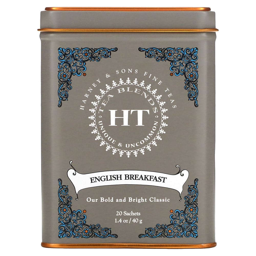 

Harney & Sons HT Tea Blend English Breakfast Tea Bags 20 Count 40g (1.4oz)