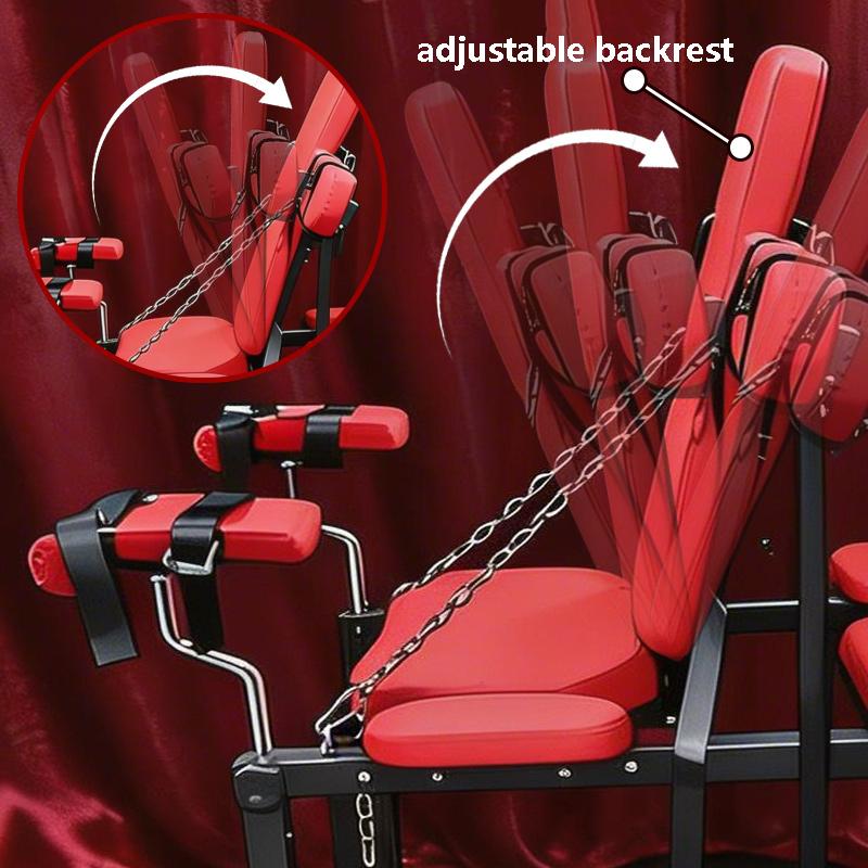 SM Restraint Furniture Large Adjustable Spanking Sex Bench Chair Couples Bondage Play Multi-Functional Sex Positioning Aid 18+