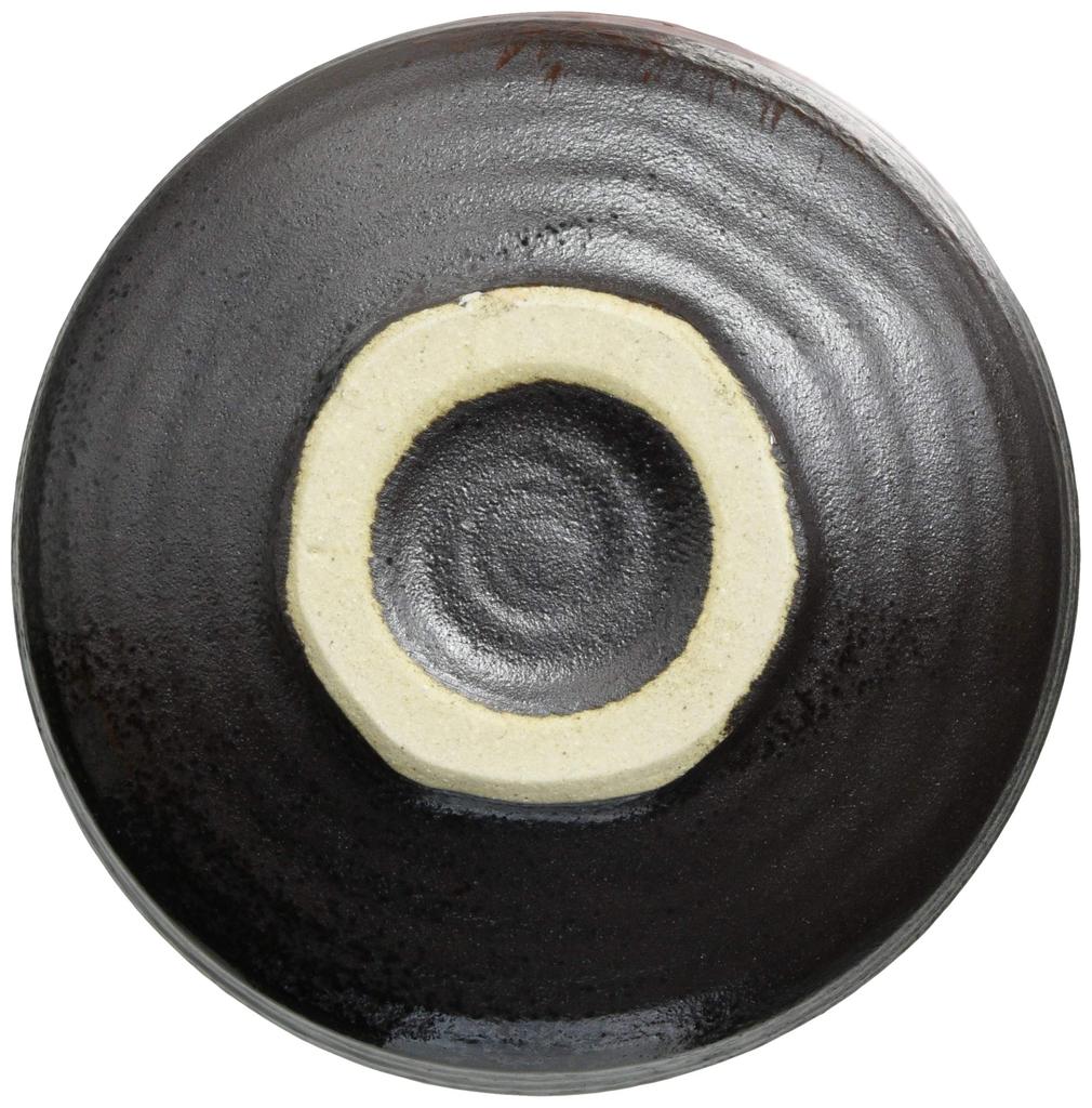 Mino ware Matcha bowl, red, made in Japan, 505-39