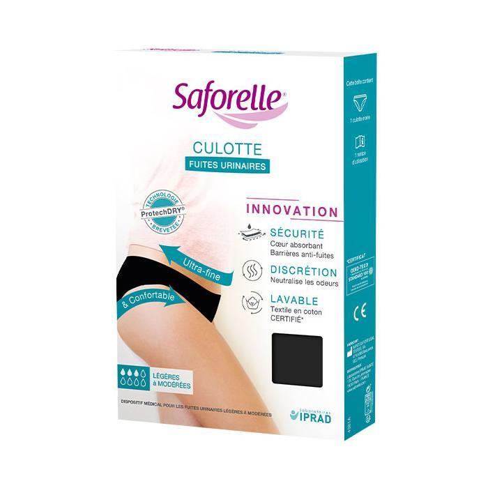 Protections Culotte - Saforelle - Taille 38 - Hypoallergénique - Lavable - Dispositif médical