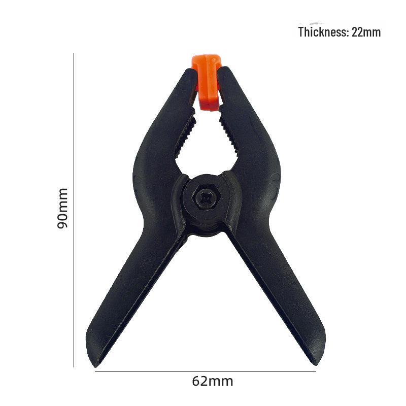 Yunbei Nylon A-Clamp: Strong Spring Woodworking & Photography Background Clamp (2/3/4/6/9-inch)