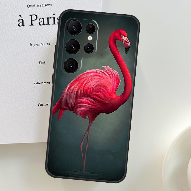 

Flamingo Bird Case For Samsung Galaxy S26 Ultra S24 S23 S22 S21 S25 Ultra S10 S20 Plus S25 FE Phone Cover Galaxy S24Ultra