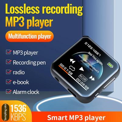 4 GB - 256 GB Mini Audio Sprach-Tonaufnahmegerät Musik MP3-Player E-Book FM-Radio Wecker Kleiner Audio-Sprachrecorder HiFi MP3-Player