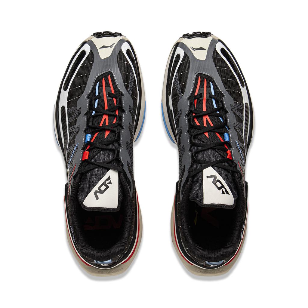 Li Ning Lu 2 Ctrl Comfortable Versatile Non-Slip Durable Low-Top Trail Running Shoes Men sneaker Black ARNV011-2