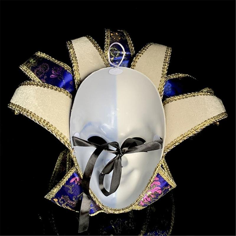 Masquerade Mask Halloween Full Face Mask Masquerade Full Face Mask Costume Accsessory for Halloween Carnivals Party