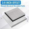 Professionele Ramenclip 48 Stuks Heavy Duty Nylon Ontwerp Inclusief Roestvrijstalen Schroeven Klaar voor Stormen