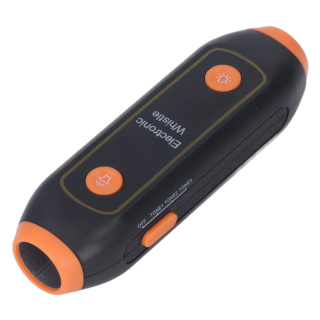 Fischietto Elettronico 3 Toni 3 Livelli di Volume Fischietto Senza Soffio con Luce LED per Allenamento Sport