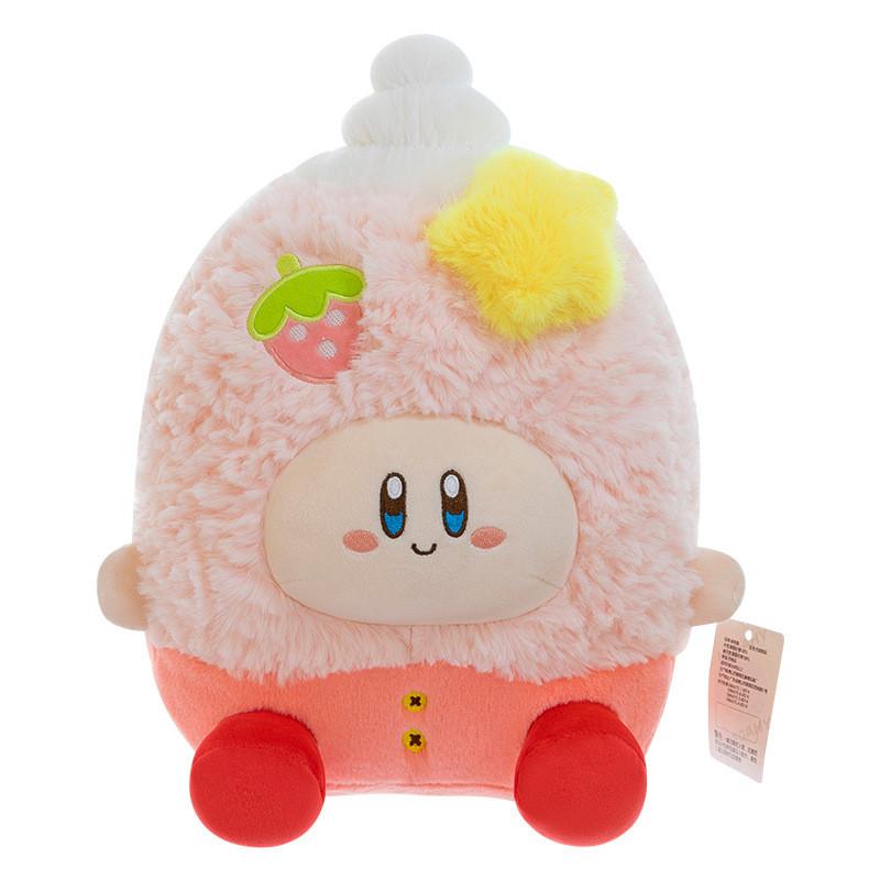 Kirby Ice Mario Cream Cone Plush Toy Cartoon Stuffed Doll Decoration Gift Kids