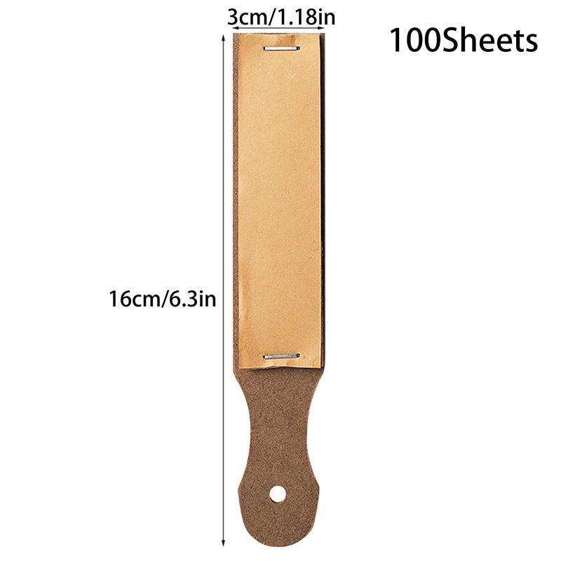 Eyebrow Pencil Tip Polishing Sandpaper Board Grinding Rub Brush Sharpening Tool for Fine Point Makeup Cosmetic Tool