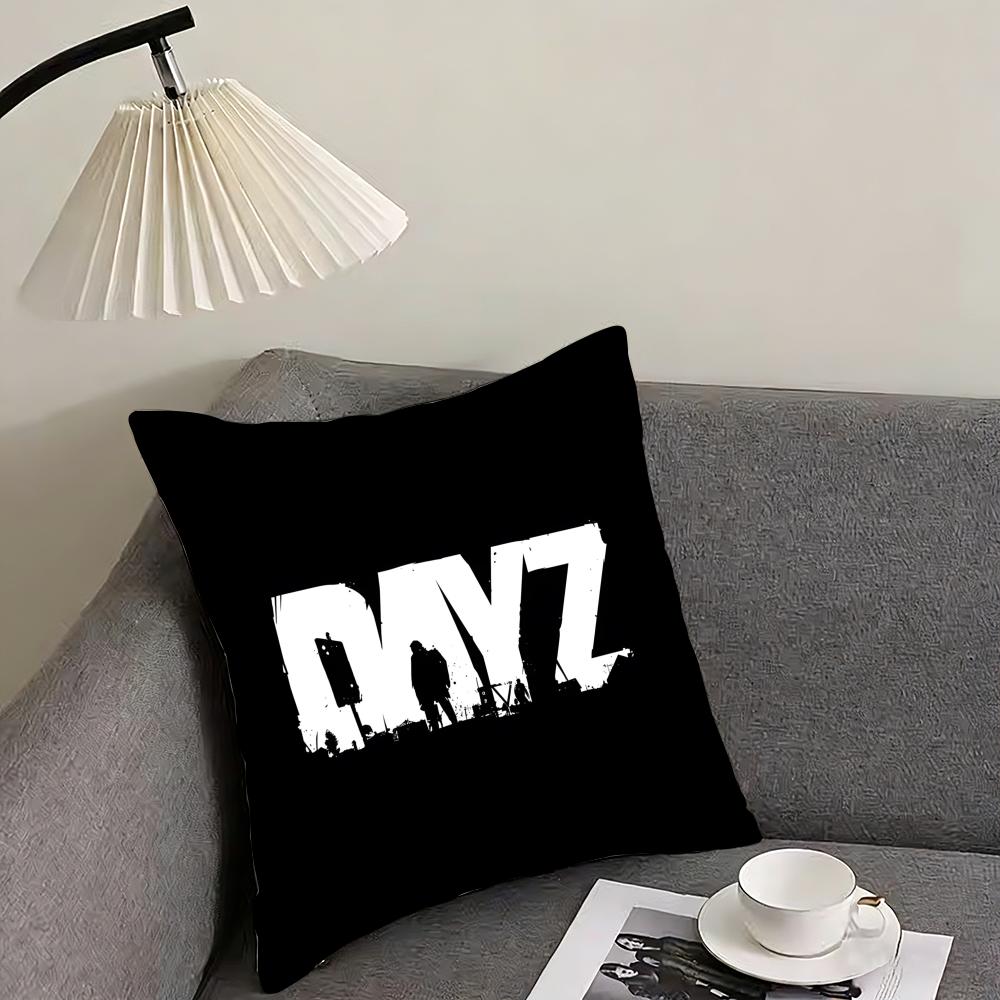 D-DayZ Zombie Game Anime Cushion Cover Reversible Plush Pillow Cover – For Car, Sofa, Bedroom, Perfect As a Gift.