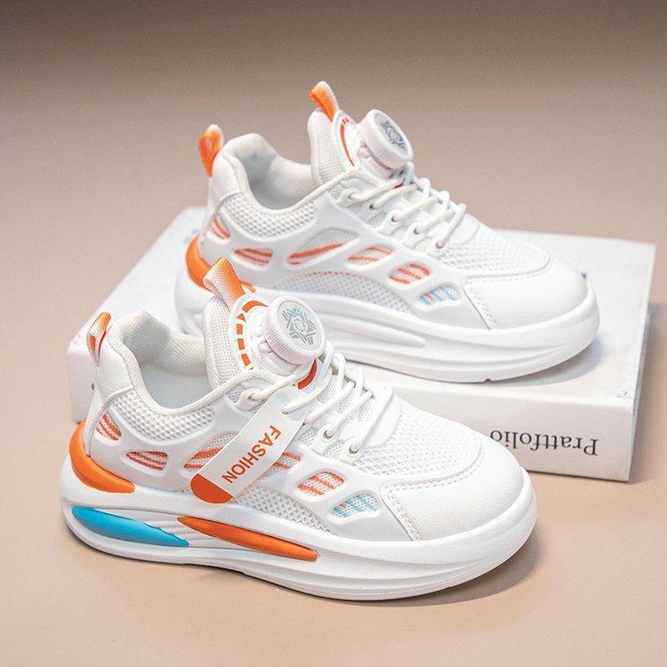 

Детские кроссовки 2025 новые весенне-осенние сетчатые туфли мальчики бег папа сетчатые туфли дышащие кроссовки для девочек 37 бежевый