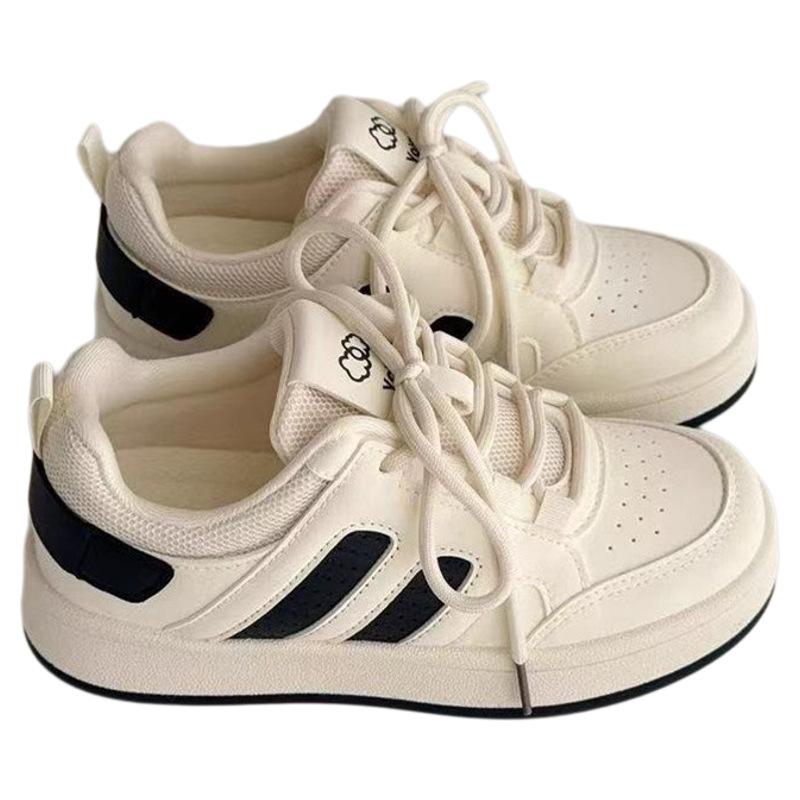 Casual versatile board shoes women's new spring and autumn platform students comfortable niche bread shoes