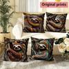 Boho Tribal Sloth Throw Pillow Covers Pattern Cushion Cover Suitable for Sofa Bedroom Car Pillow Cover