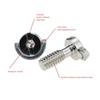 Quick Release 1/4inch Camera Screw Hexagon Key Stainless Steel for Tripods Mounting Universal Compatibility