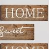 The Feeling of Returning Home Letters Sign Rustic Style English Letter Hanging Board  Wedding