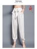 19mm Maulbeerseide Stretch Satin Cropped Jogger mit elastischem Kordelzugbund - Slim Fit, Freizeithose 2025
