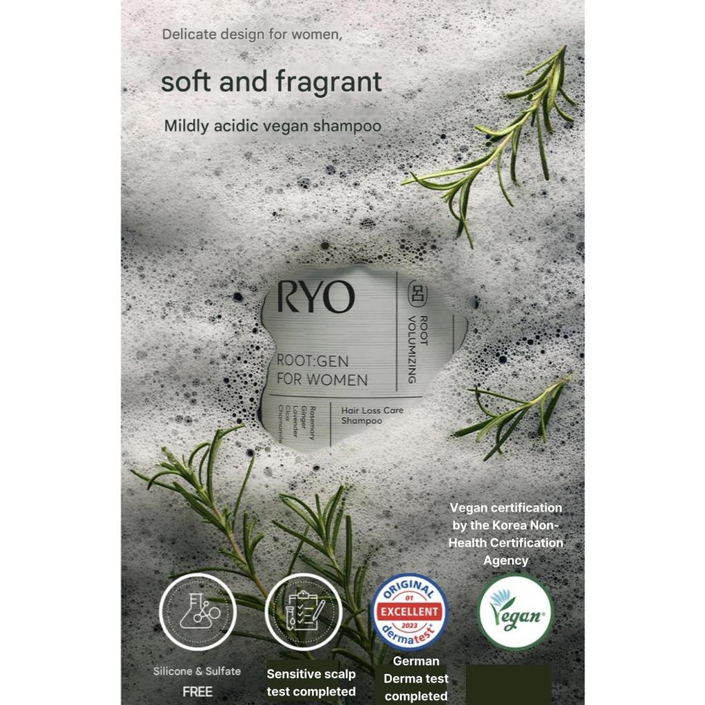 [Ryo] Root Gen For Women Shampoo 515ml