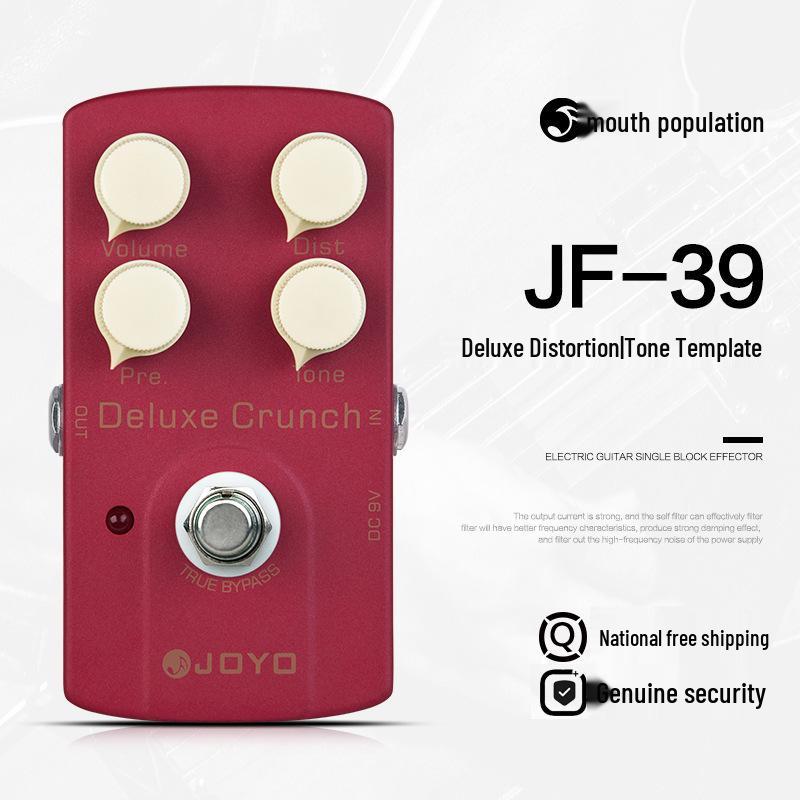 Pedal de Efeitos Overdrive & Distorção Analógico/Digital Série JF da JOYO