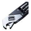 Adjustable Folding Multi Function Wrench With Screwdriver Bit Magnetic Holder For DIY Home Repair Stainless Steel Hand Tool