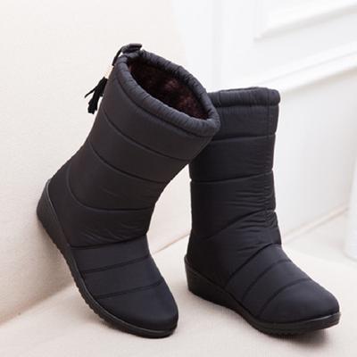 Fashion New Women Boots Waterproof Down Winter Boots Female Warm Ankle Snow Boots Ladies Shoes Woman Winter Shoes Heels Botas Mujer